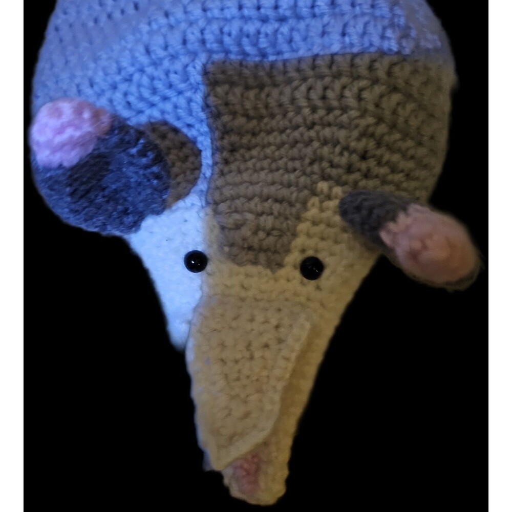 Opossum Crocheted Custom Grocery Bag Holder Handmade New Crocheted Possum - Picture 2 of 5